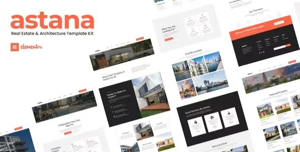 Astana – Real Estate & Architecture Elementor Template Kit