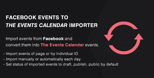 Events Importer from Facebook to The Events Calendar Addon – PRO