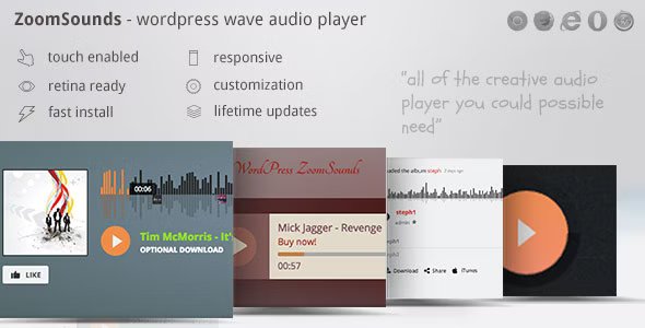 ZoomSounds – WordPress Wave Audio Player