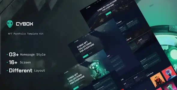 Cybox – NFT Collections Elementor Template Kit