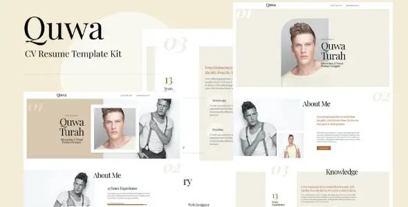 Quwa – CV Resume Template Kit